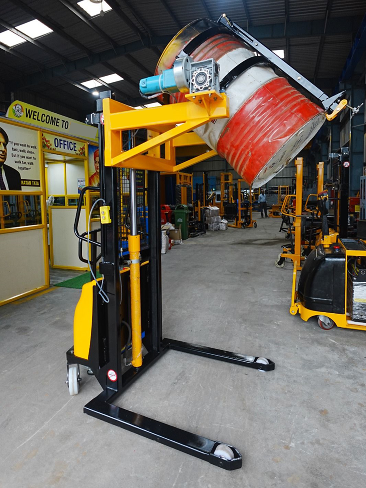 Drum Stacker joist manufacturer in Mumbai Navi Mumbai Pune Bangalore Hydraulic mysore Delhi chennai Vapi